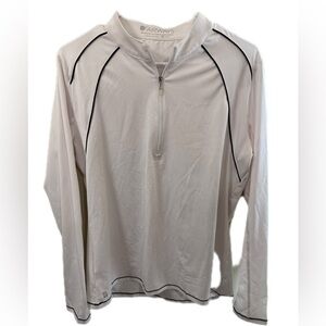 Women's White Long Sleeve Tee Deluxe Dri